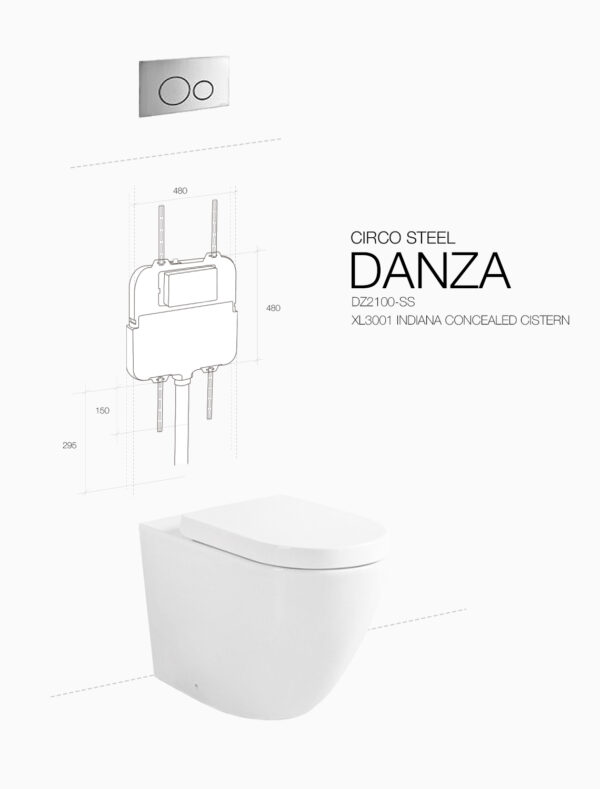 DANZA CIRCO STAINLESS STEEL INDIANA