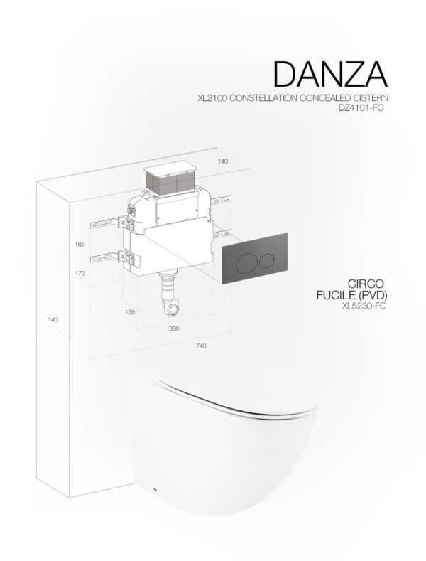 Conctellation Concealed Cistern - DZ4101
