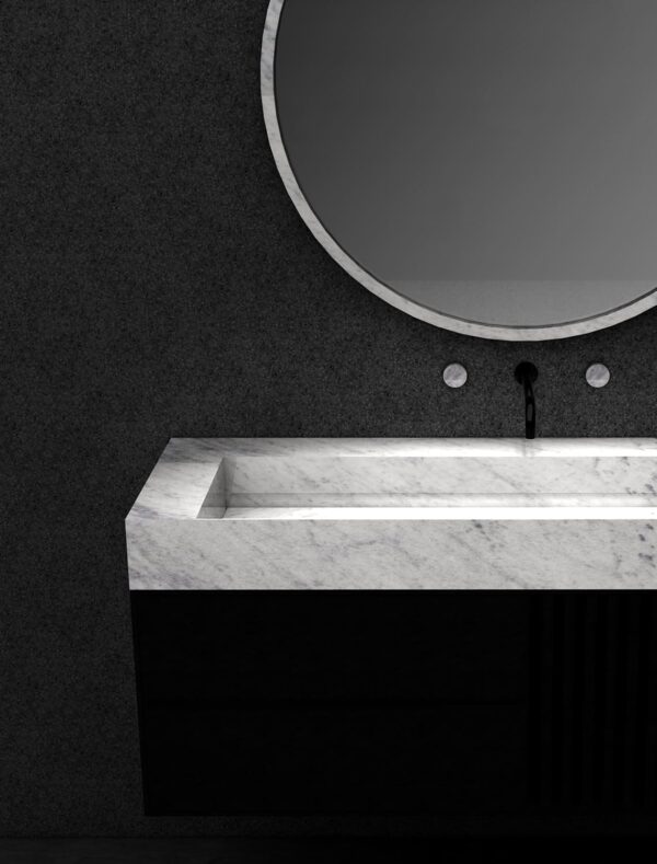ELAN WASHPLANE | CARRARA WHITE | 1200MM