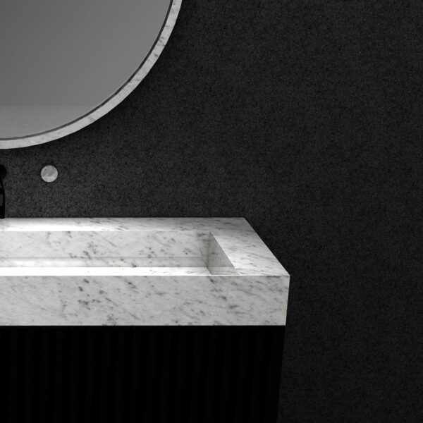 ELAN WASHPLANE | CARRARA WHITE | 800MM