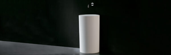 BOLA WHITE PEDESTAL BASIN