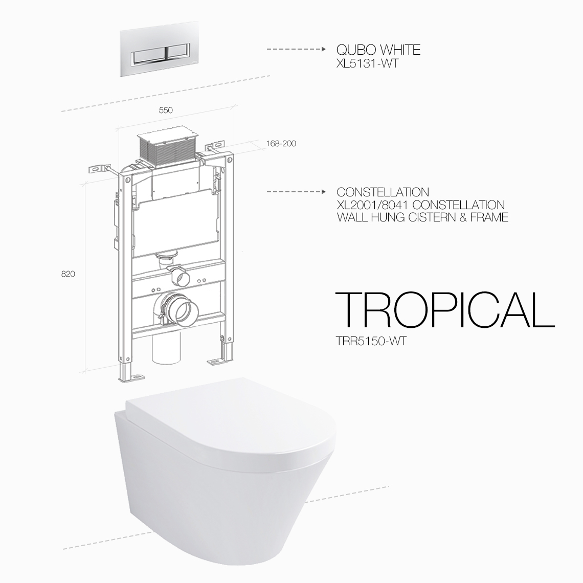 Qubo White XL5131 - WT