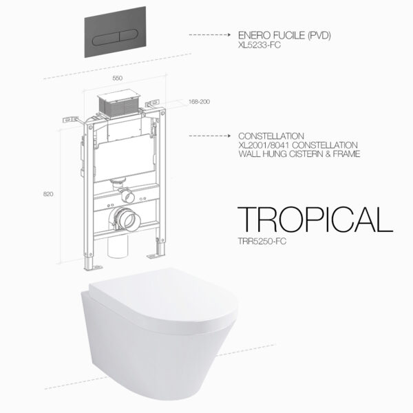 TROPICAL RIMLESS ENERO FUCILE CONSTELLATION