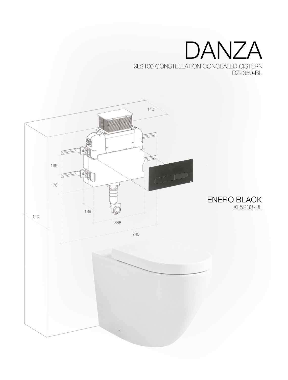 Enero Black -XL5233-BL