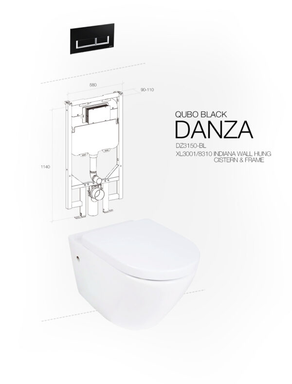 Qubo Black Danza DZ3150-BL
