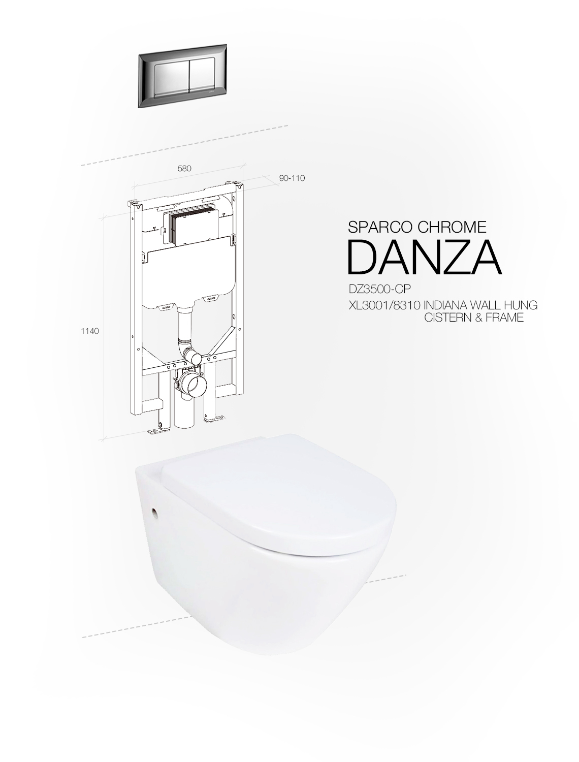 Sparco Chorome Danza DZ3500-CP